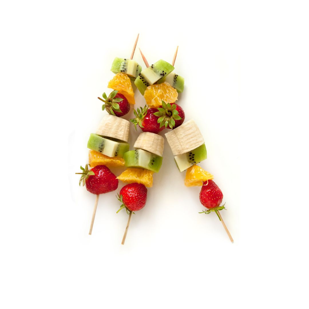 Les brochettes 3/4 fruits x40P